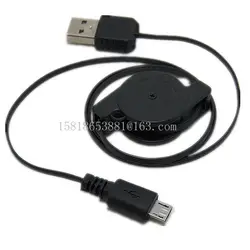 Выдвижной USB 2.0 Micro USB-кабели Синхронизация данных зарядки для HTC Samsung LG