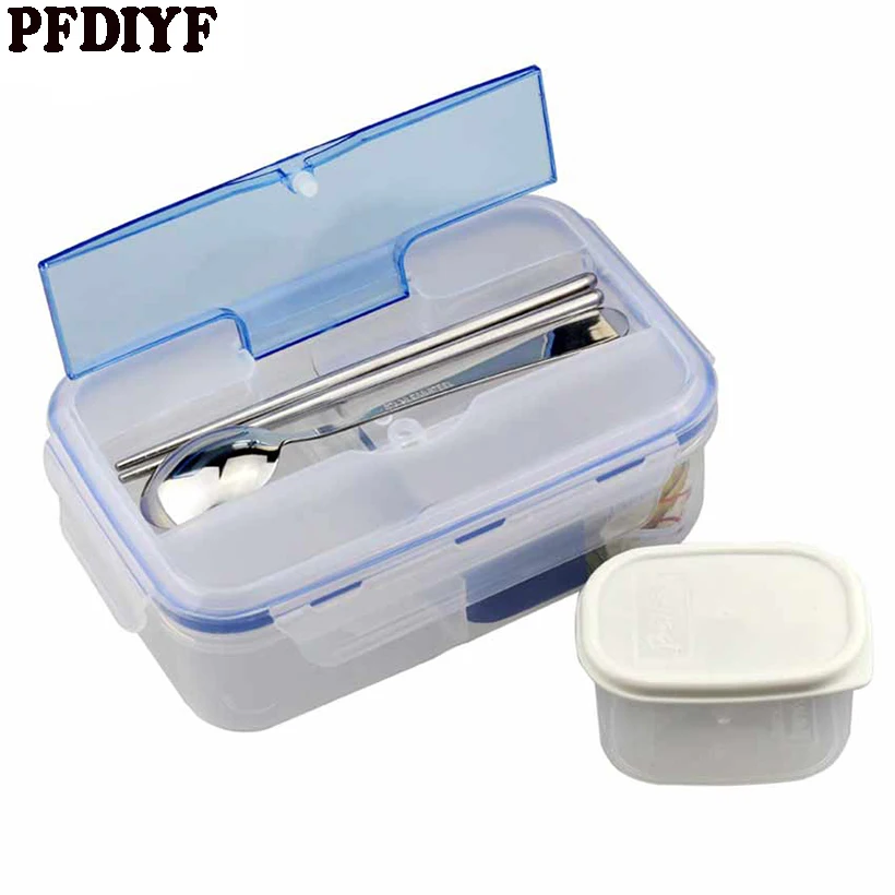 PFDIYF Portable 1000mL Microwave Lunch Leakproof Singel Layer Large Capacity Bento Box Set with Lunchbox Healthy Food PFDIYF Portable 1000mL Microwave Lunch Leakproof Singel Layer Large Capacity Bento Box Set with Lunchbox Healthy Food
