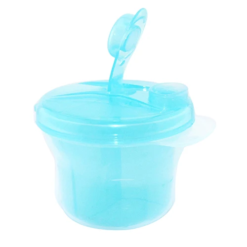 Модный детский дорожный дозатор для молочного порошка, контейнер для хранения, коробка для кормления - Цвет: Синий