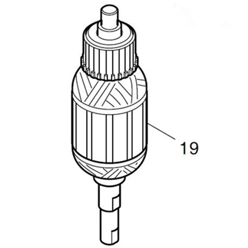 Арматура 220 V ротор 510097-6 замена для Makita BO4558