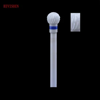 

2Pcs/Lot Ball Shape Cross Cut - White Zirconia Ceramic Dental Lab Burs - ISO 001 (M) 0518.050