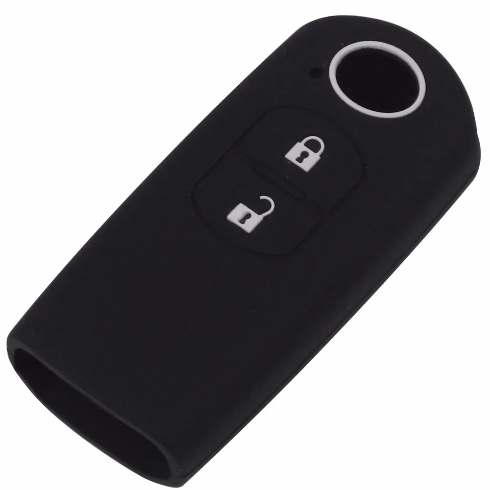 Силиконовый чехол для ключа jingyuqin 2 Butoons Mazda / 3/ 5/ 6|silicone key fob|silicone fob coverfob cover |