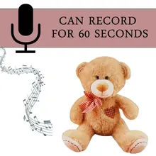Милый Бант медведь дизайн запись Повтор Мягкие плюшевые игрушки Запись говорящие игрушки лучшие подарки на день рождения для детей