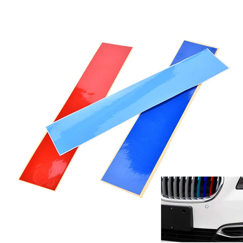 JETTING 3 шт./лот S M L Передняя решетка гриль виниловая полоса Наклейка для BMW M3 M5 E46 E60