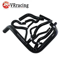 VR – D15/16 Silicone Radiator Coolant Hose,Silicone hose kit With logo For Honda CIVIC SOHC D15 D16 EG EK 92-00 VR-LX1303D-BK