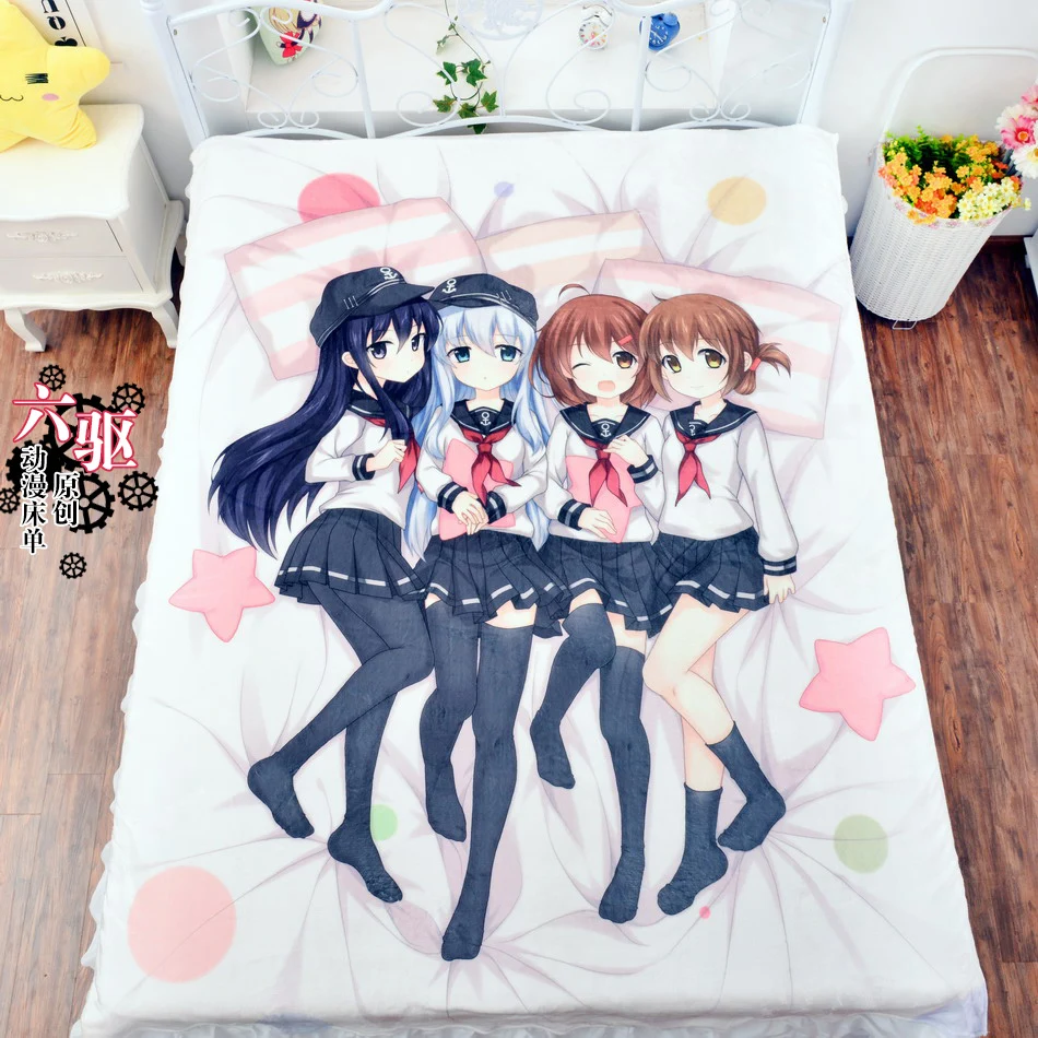 New Animation Anime Bedding Bed Sheet 150x200 Air Conditioner Blanket