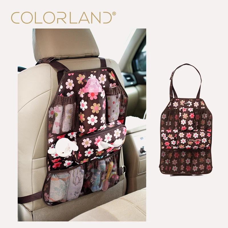 Colorland 54x37cm Baby Car Seat Travel Bag Back Hanging Bags Organizer