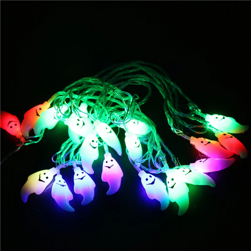 Ghost LED String Lights 5M 20 LED Outdoor Halloween ghost Decorative