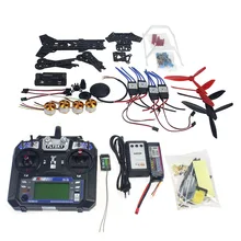 Full Set Drone Quadrocopter 4-axis Aircraft Kit 300H 300mm Frame 6M GPS APM 2.8 Flight Control Flysky FS-i6 Transmitter F11859-F