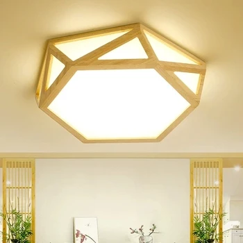 

LED Nordic Iron Acryl Wooden LED Lamp.LED Light.Ceiling Lights.LED Ceiling Light. Ceiling Lamp For Bedroom