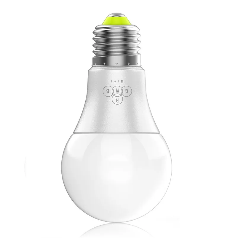 Smart WiFi Light Bulb LED RGB Color Changing Compatible with Amazon Alexa and Google Home Assistant E27 Luces 40JUL2202