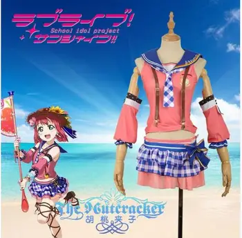 

Hot Anime Lovelive Kurosawa Ruby Cosplay Costumes Aqours Benko Awakening Lovely Lolita Dress Uniform Custom-Make Any Size