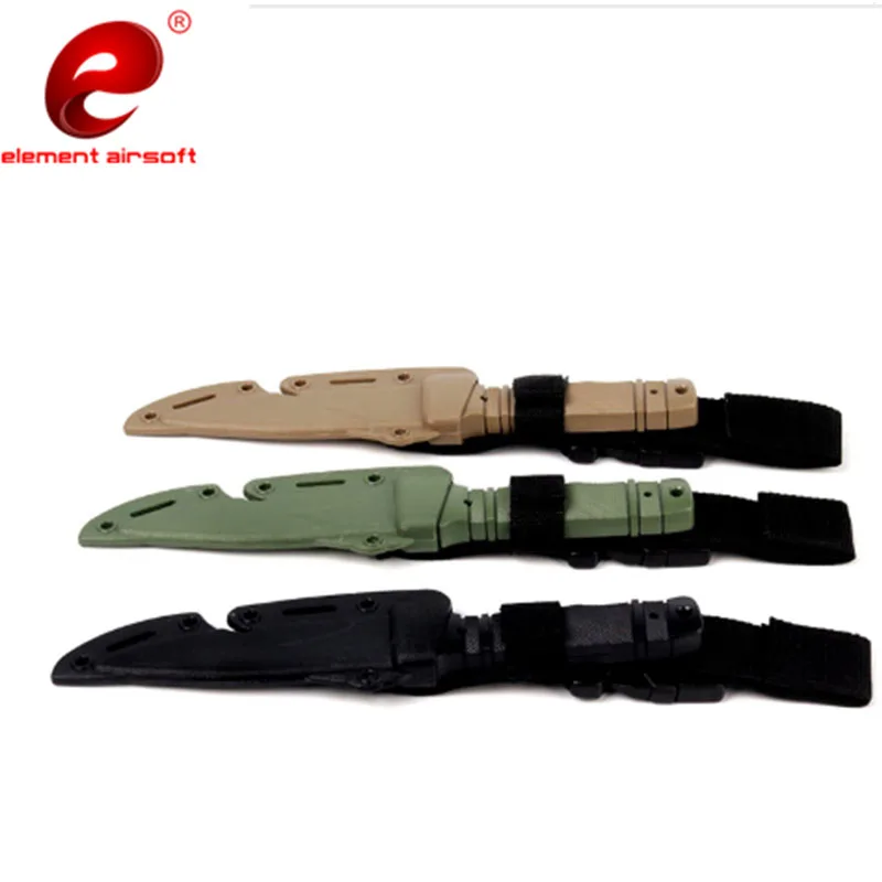 Element Airsoft армейский M9 Тактический тренировочный кинжал CS пластмассовый нож для