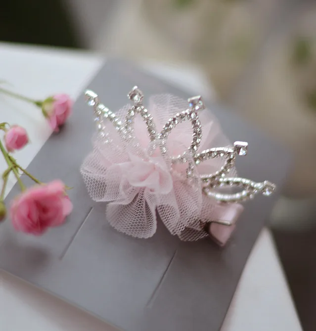 

Girl Headwear Spring Flower Crown Baby Girl Hair Clip Hairpin Kids Children Hair Accessories kk1718