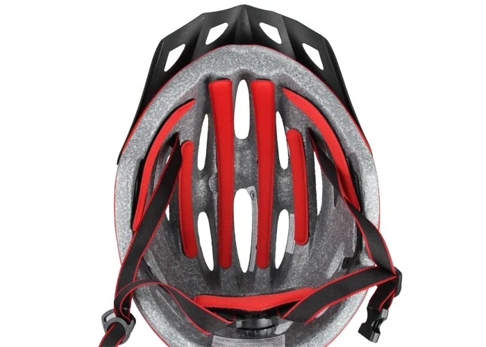  New arrive Top Magnetic Goggles Cycling Helmet Ultralight Bicycle Helmet With Lens & Sunvisor Casco Ciclismo 56-62 CM Bike Helmet (14)
