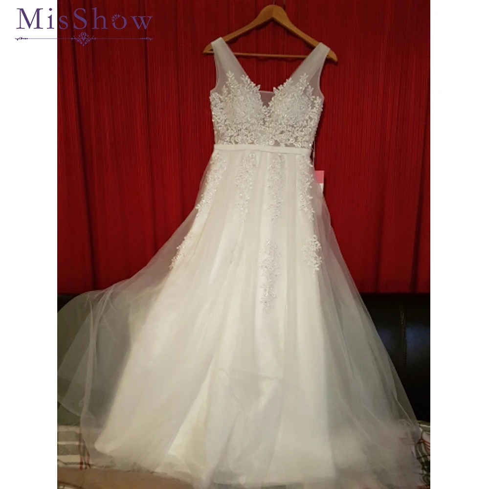 Einfache Hochzeit Kleid Weiß Elfenbein Applique Tüll 2019 Günstige Unter 50  $ Brautkleider Made In China Abendkleid Vestido de Noiva| | - AliExpress