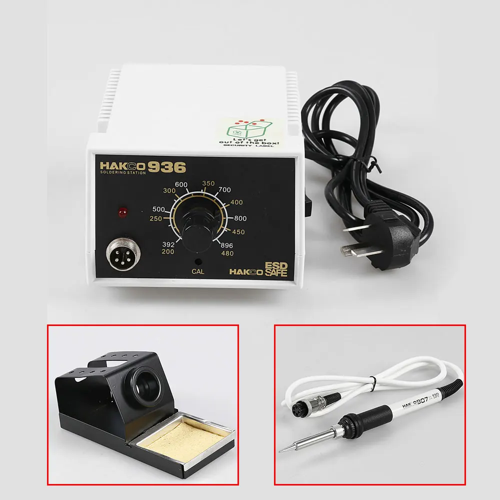60W 220V 936 Plus Version Anti-static Adjustable Temperature Control ESD Soldering Station Rework Stations Tools EU UK Plug 60W 220V 936 Plus Version Anti-static Adjustable Temperature Control ESD Soldering Station Rework Stations Tools EU UK Plug