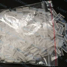 500 шт, прозрачный цвет, итальянский Кератиновый клей для ногтей, чистый прозрачный цвет, для слияния человеческих волос/Кератиновое наращивание волос