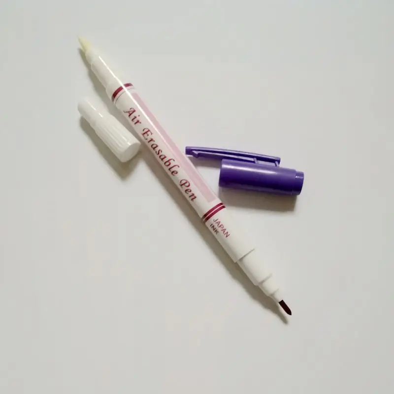 JHG Two Side Erasable Pen Water Soluble Marker Pen For Fabric Paint Invisilbe Ink Pen Replace Tailor's Chalk Marker Stitch Pen3