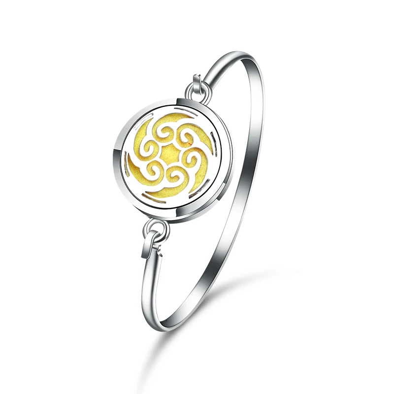 

Aroma Diffuser Cloud Shape Bracelet Bangle Stainless Steel Aromatherapy Essential Oil Diffuser Perfume Lockets Bracelet Jewelry
