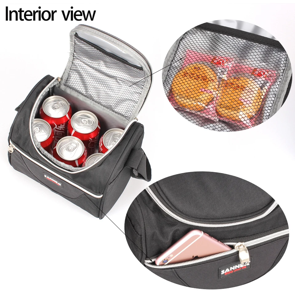 SANNE Изолированная коробка для льда, простая и стильная Термосумка-холодильник, Термосумка для льда для детей, сумка для еды, сумка для пикника, сумка-холодильник CL506