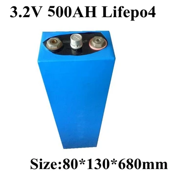 

Monomer 3.2V 500AH Lifepo4 Large Capacity Lithium Battery Large Capacity Power Battery Rechargeable DIY Energy Storage
