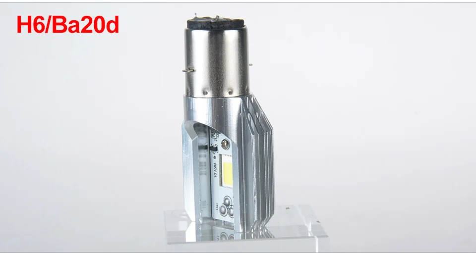 VooVoo Car Light BA20D  H4 LED HS1 COB Motorcycle Bike HiLo Headlight Lamp Bulb DC9-32V 6000K 8W Motorcycle Headlamp Bulbs   _01 (12)