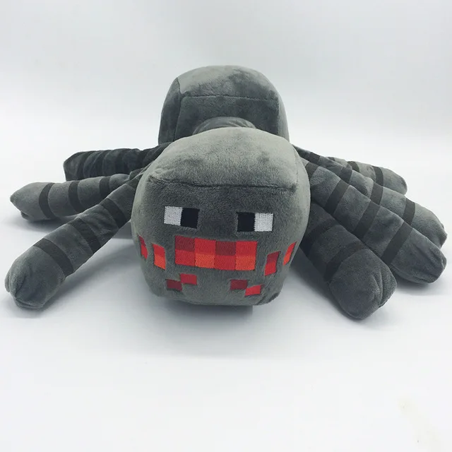 

30cm Minecraft Spider Plush Toys Cute Minecraft Game Plush Soft Toy Stuffed Animals Toys Doll for Kids Overworld Cartoon Gift