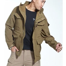 M65 армейская Военная водонепроницаемая куртка, тактическая уличная ветровка, Мужская зимняя теплая куртка для полетов, спортивные костюмы, одежда с капюшоном