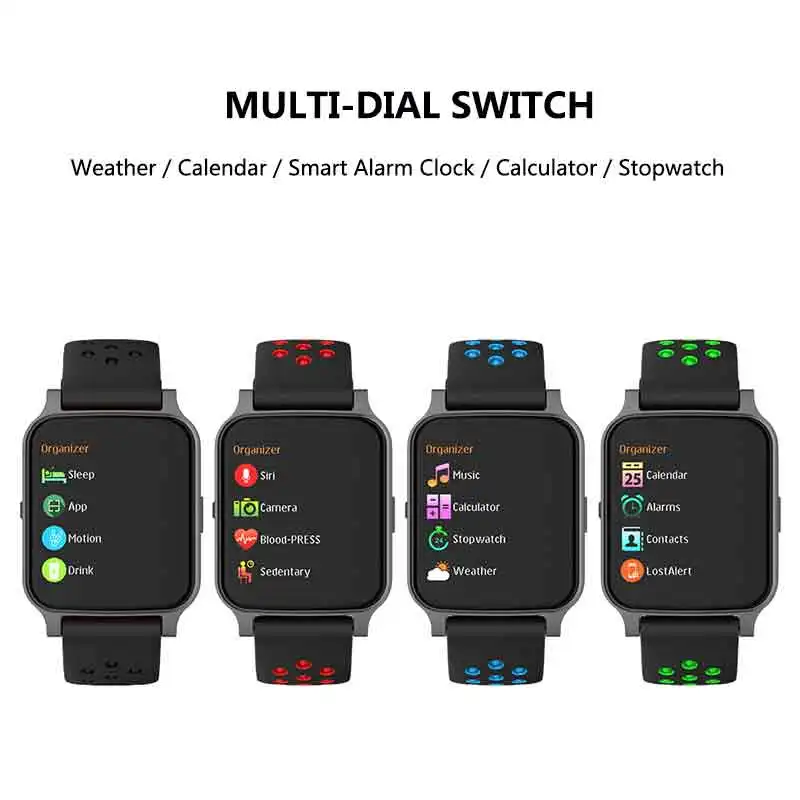 TZ7 Adult Smart Watch Bluetooth Phone Step Counter Sport Wearable Devices Heart Rate Blood Pressure Monitoring Smart Watch