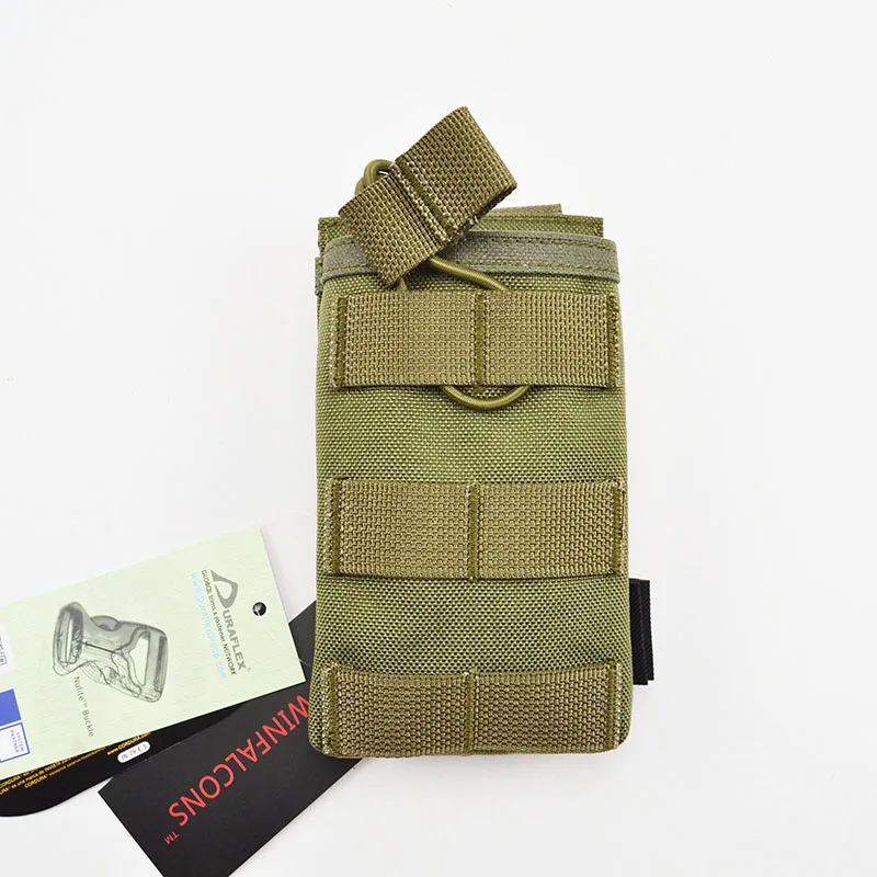 MOLLE 7,62 сумка Один Журнал Сумка CORDURA Модульная Боевая Охота Кемпинг Альпинизм Тактический поход TW-M001 - Цвет: Ranger Green