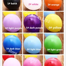 12 дюймов 2,8 г матовые воздушные шары сортированы цвета шарики для день рождения вечерние шары Высокое качество Быстрая 5000 шт