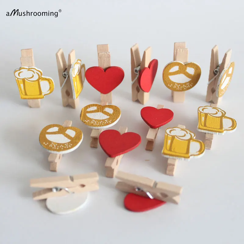 25 White Black Paper Bags clips Party Goodies Sweets Favor Bag clips