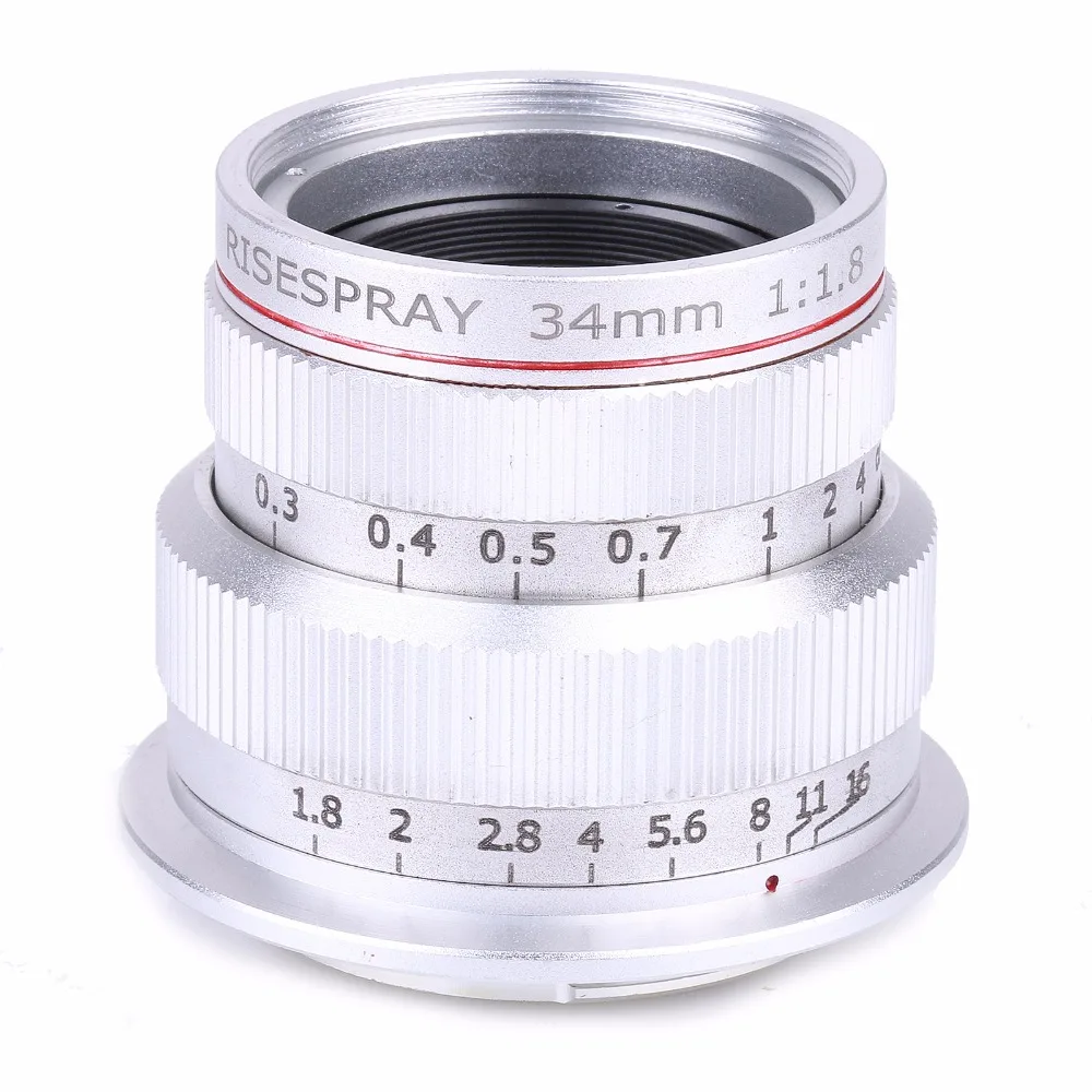 Новый объектив камеры 34 мм F1.8 APS C для Olympus Panasonic MTF M4/3 крепление PenF E M5 EM10 Mark II|lens for