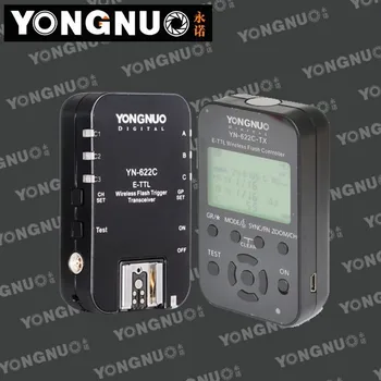 

YONGNUO YN-622C-TX LCD Wireless ETTL Flash Controller Trigger with LCD Screen+ 1 Pcs YN-622C for Canon DSLR Camera