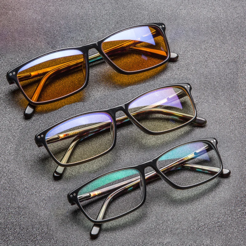 Vazrobe Computer Glasses Men Womeen Acetate Eyewear Blocking Blue Light