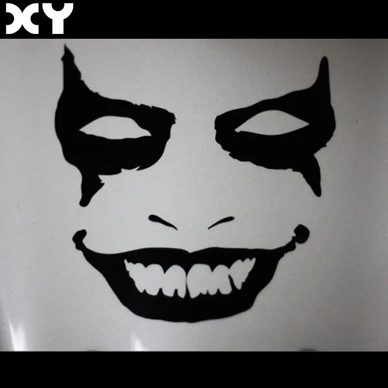 Clown FACE JDM HELLAFLUSH Vinyl Car Funny Stickers /Car Truck Vinyl