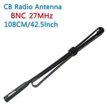 

ABBREE 27MHz BNC Male Connector Radio Antenna for Walkie Talkie Kenwood ICOM Motorola Cobra Midland Uniden Anytone Ham CB Radio