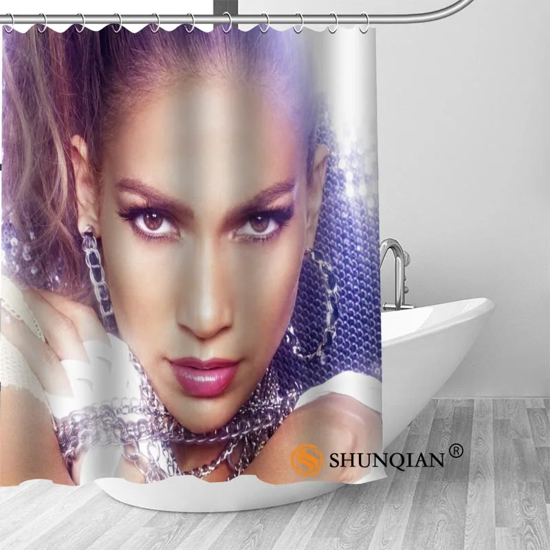 

New Jennifer Lopez Shower Curtain Bathroom Decorations For Home Waterproof Fabric Curtain Shower Bath Curtain A18.1.3