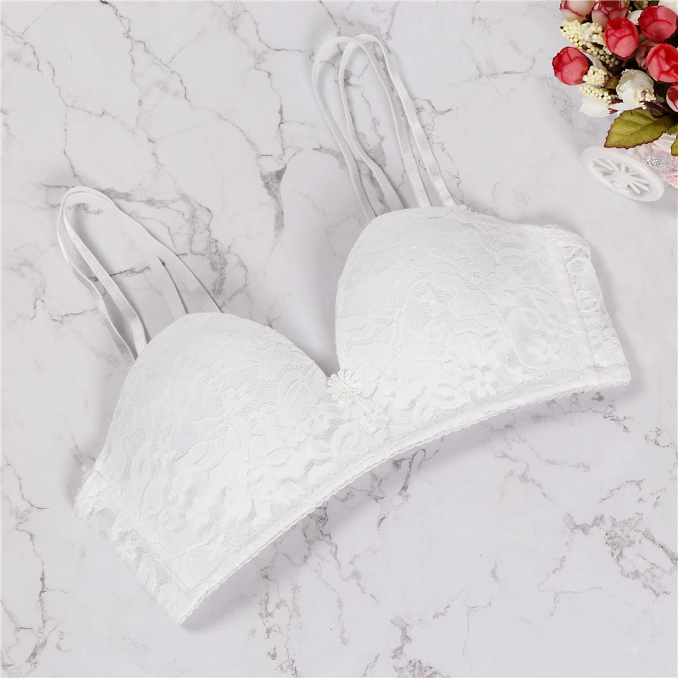 

2019 wedding wireless thin cup bra newest france lace patchwork bralette sexy women underwear
