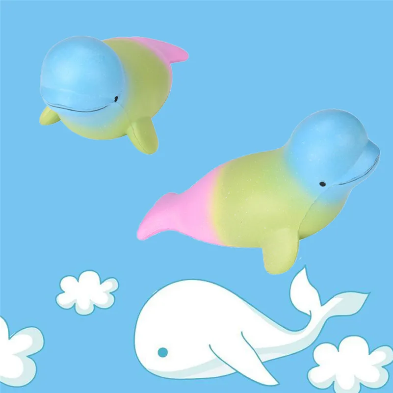 Cute olphin Squishy Scented Squishy Slow Rising Squeeze Children Jumbo Toy Y