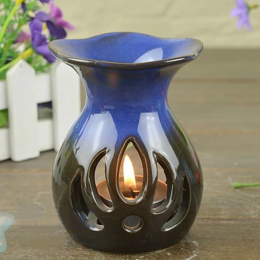 Dia 8*10cm HOT Sale Flame Design Color Essential Oil Burner Home