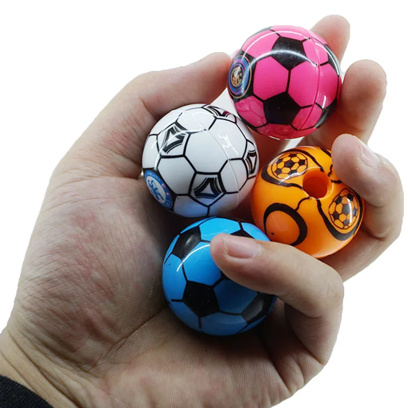 

5pcs Random Fashion Mini Soccer Ball Pencil Sharpener Creative Trend Football Shape Pencil Sharpener For Kids Gift