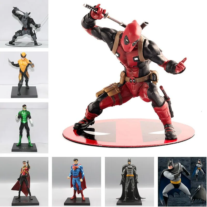 

1/10 Scale Batman Green Lantern Red Robin Wonder Woman Thor Superman Action Figures Toy Pre-Painted Model Kit ARTFX+STATUE