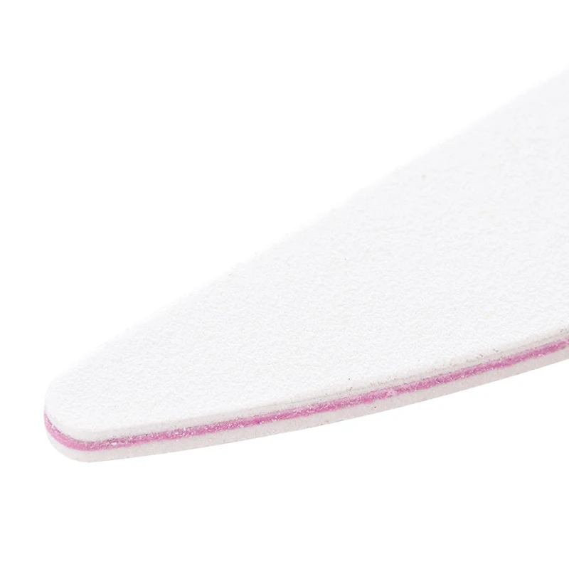 Jual 5 Pcs Putih File Kuku Bulan Gaya Bentuk Manikur Pengamplasan Buffer Blok 100 180 Uv Gel Polish Nail Art Mudah Dicuci Amplas alat CHA25