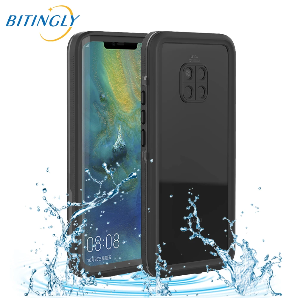Bitingly زميله 20Pro للماء حافظة لهاتف huawei زميله 20 الموالية السباحة IP68 المياه مقاومة الرمال التزلج واقية غطاء Mate20Pro كوكه Bitingly زميله 20Pro للماء حافظة لهاتف huawei زميله 20 الموالية السباحة IP68 المياه مقاومة الرمال التزلج واقية غطاء Mate20Pro كوكه