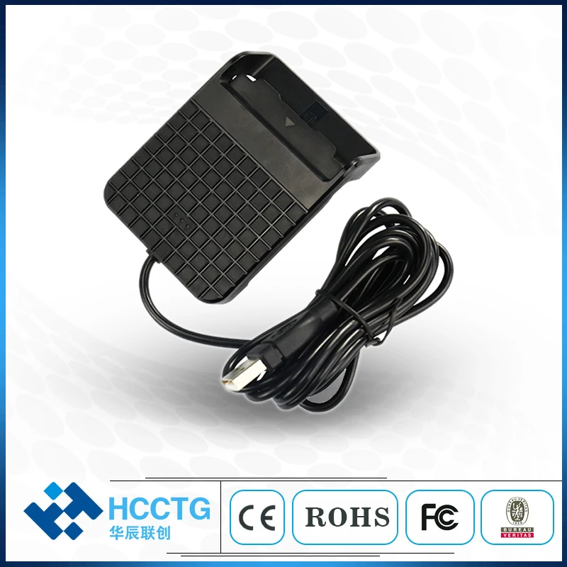 Металлический кронштейн USB 2 0 кредитный чип карта Национальный ID кардридер для