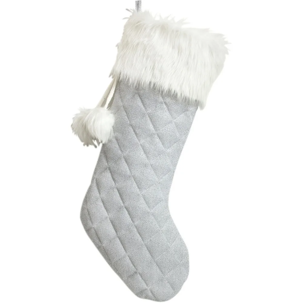 free shipping hot sale shiny metallic glitter body faux fur cuff christmas stocking red silver p1657 2p1657 1 in stockings gift holders from home - Christmas Stockings On Sale free shipping hot sale shiny metallic glitter body faux fur cuff christmas stocking red silver p1657 2p1657 1 in stockings gift holders from home - Christmas Stockings On Sale