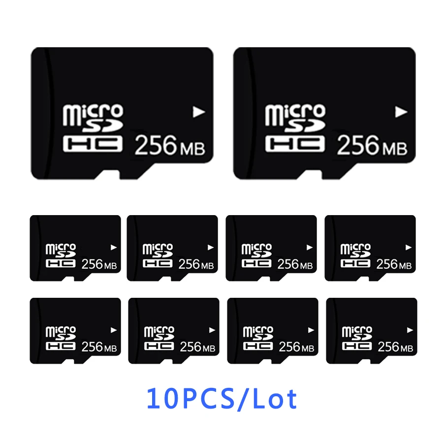 10 шт./партия TF karte 128MB 256MB 1GB 2GB 4GB 8GB Micro Sd карта cle высокоскоростной планшет Micro Sd-karte