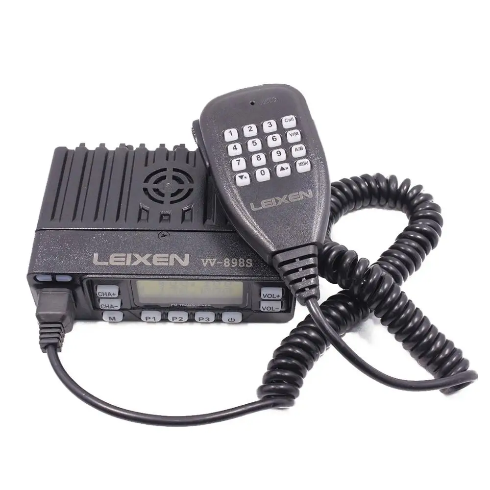 LEIXEN VV-898 VHF UHF двухдиапазонный автомобильный радиоприемник двухстороннее радио 5 Вт/10 Вт/25 Вт мобильный трансивер любительский радиолюбительский радиоприемник Leixen UV-25HX - Цвет: VV-898S Radio